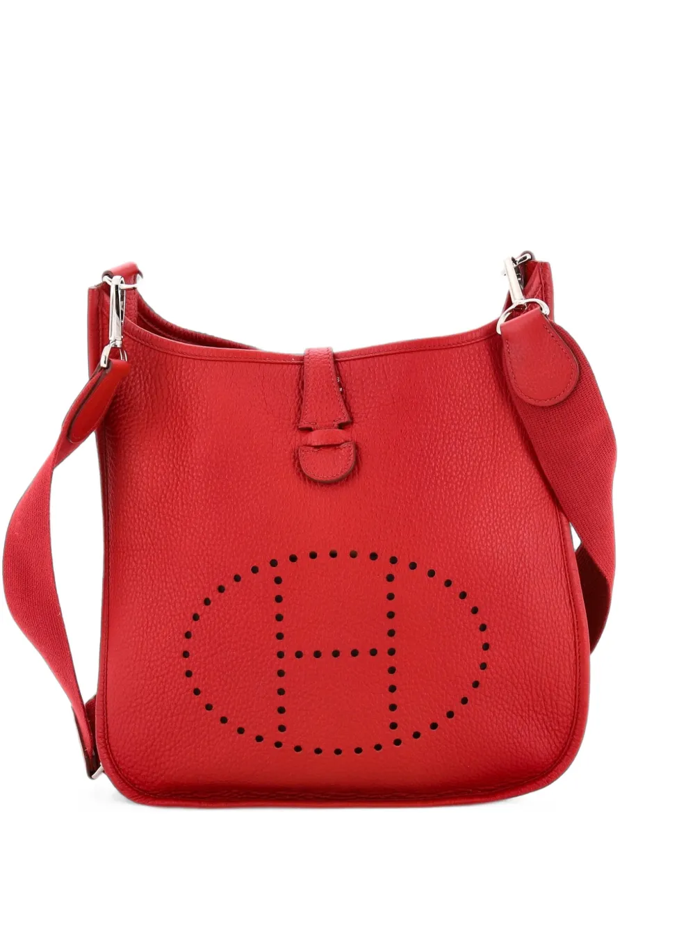 Hermès Pre-Owned Borsa a tracolla Evelyne Gen III PM in pelle Clemence - Rosso