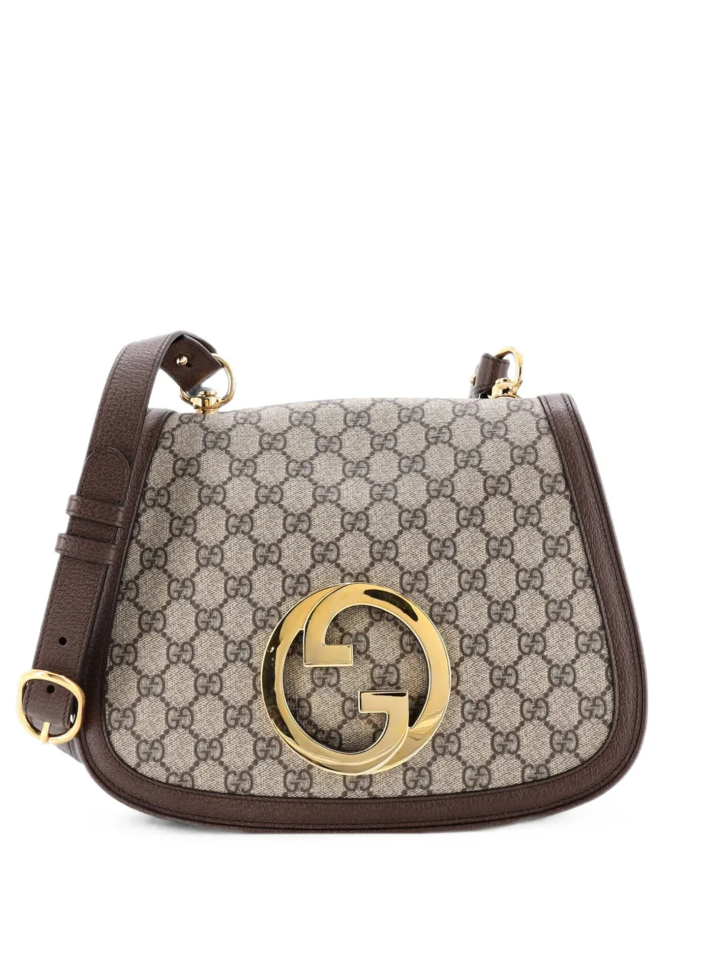 Gucci Pre-Owned Blondie NM Top Handle Bag GG Coated Canvas Medium satchel - Braun