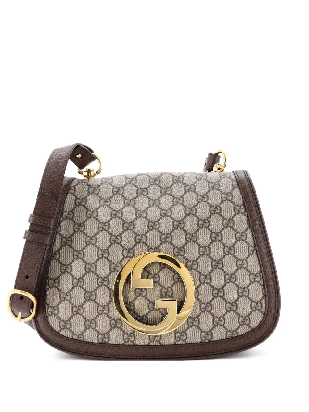 Gucci Pre-Owned Blondie NM Top Handle Bag GG Coated Canvas Medium satchel - Marrone