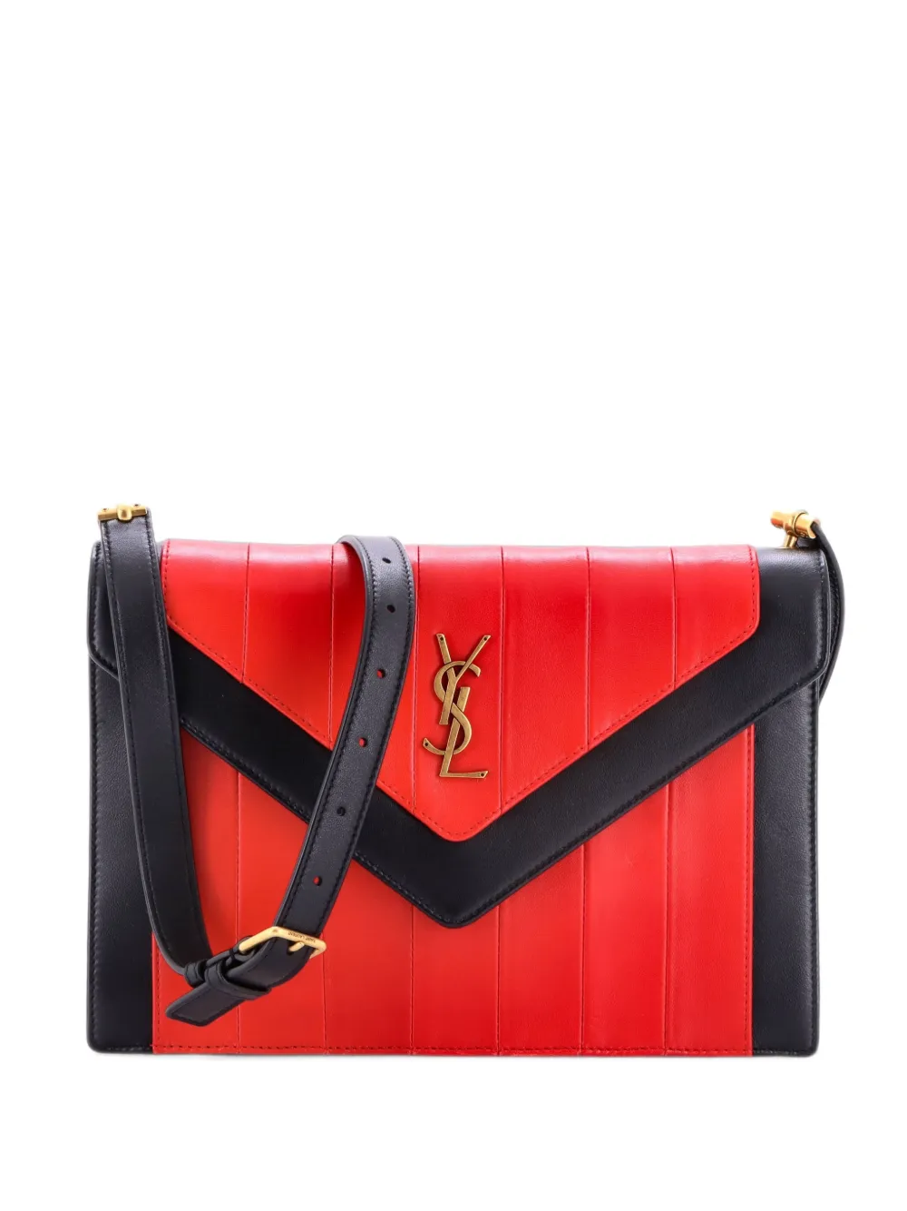 Saint Laurent Pre-Owned Gaby Envelope Satchel Vertical Quilted Leather shoulder bag - Schwarz