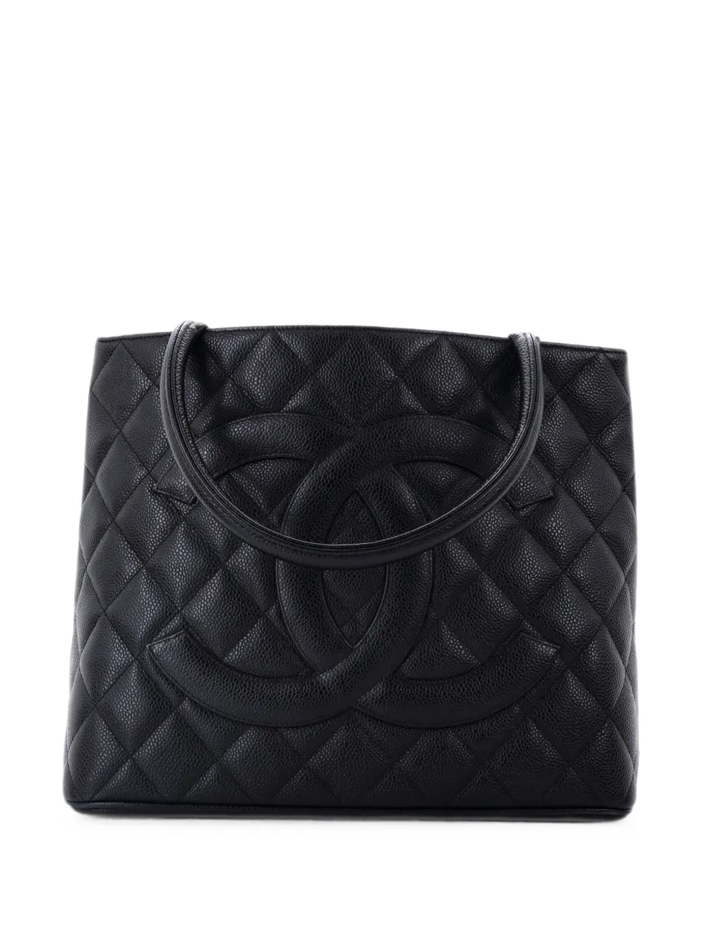 CHANEL Pre-Owned Medallion Quilted Caviar tote bag - Schwarz