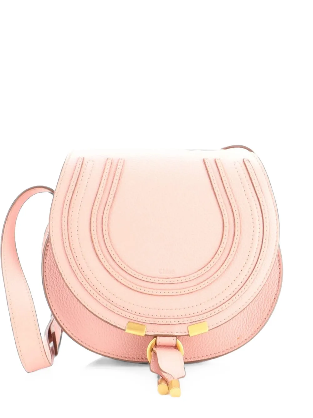 Chloé Pre-Owned Borsa a tracolla Marcie mini in pelle - Rosa