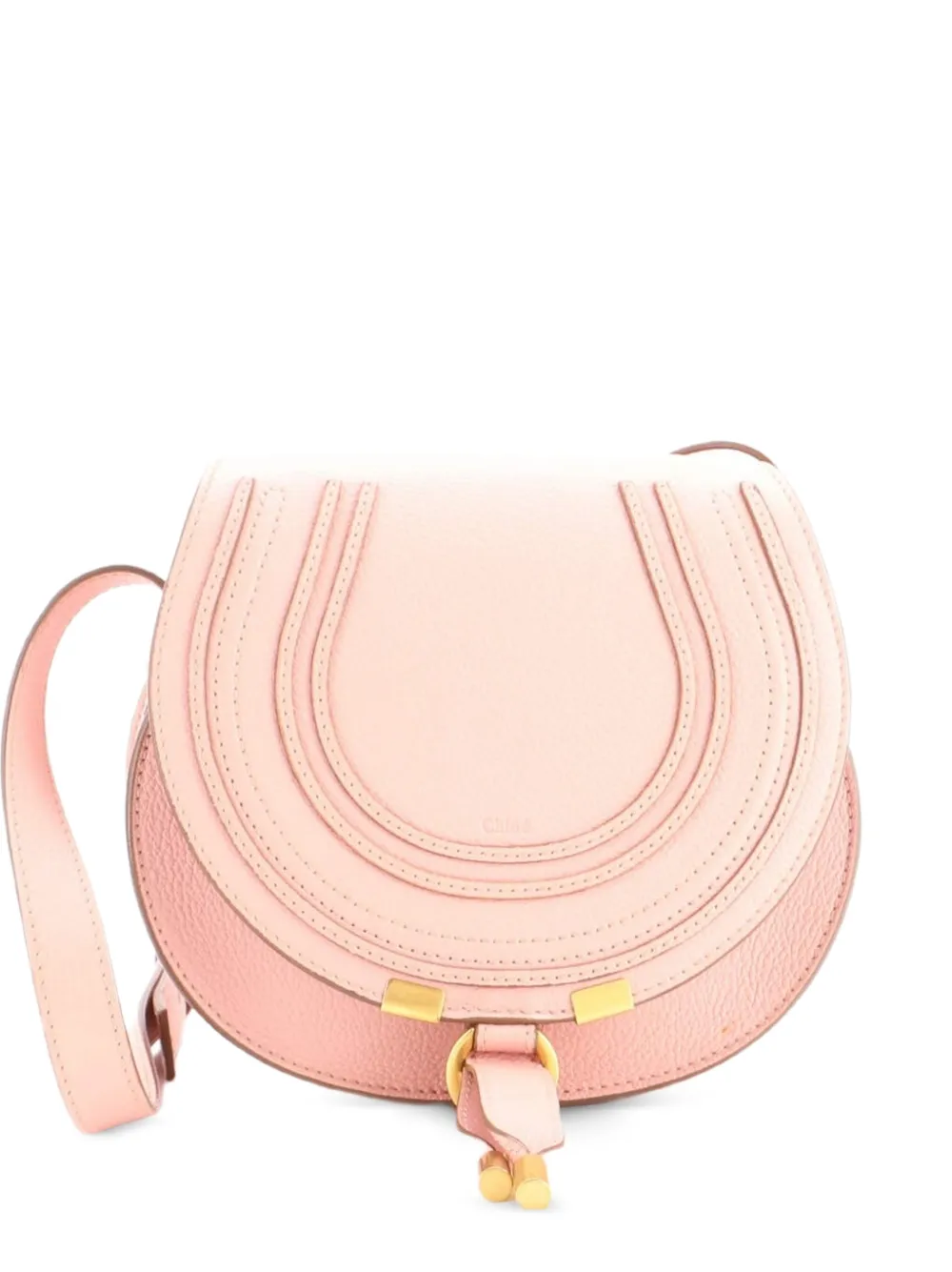 Chloé Pre-Owned Marcie Leather Mini crossbody bag - Rosa