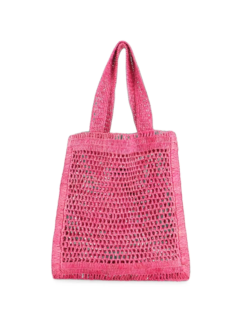 Chloé Pre-Owned Summer Banana Woven Raffia tote bag - Rosa