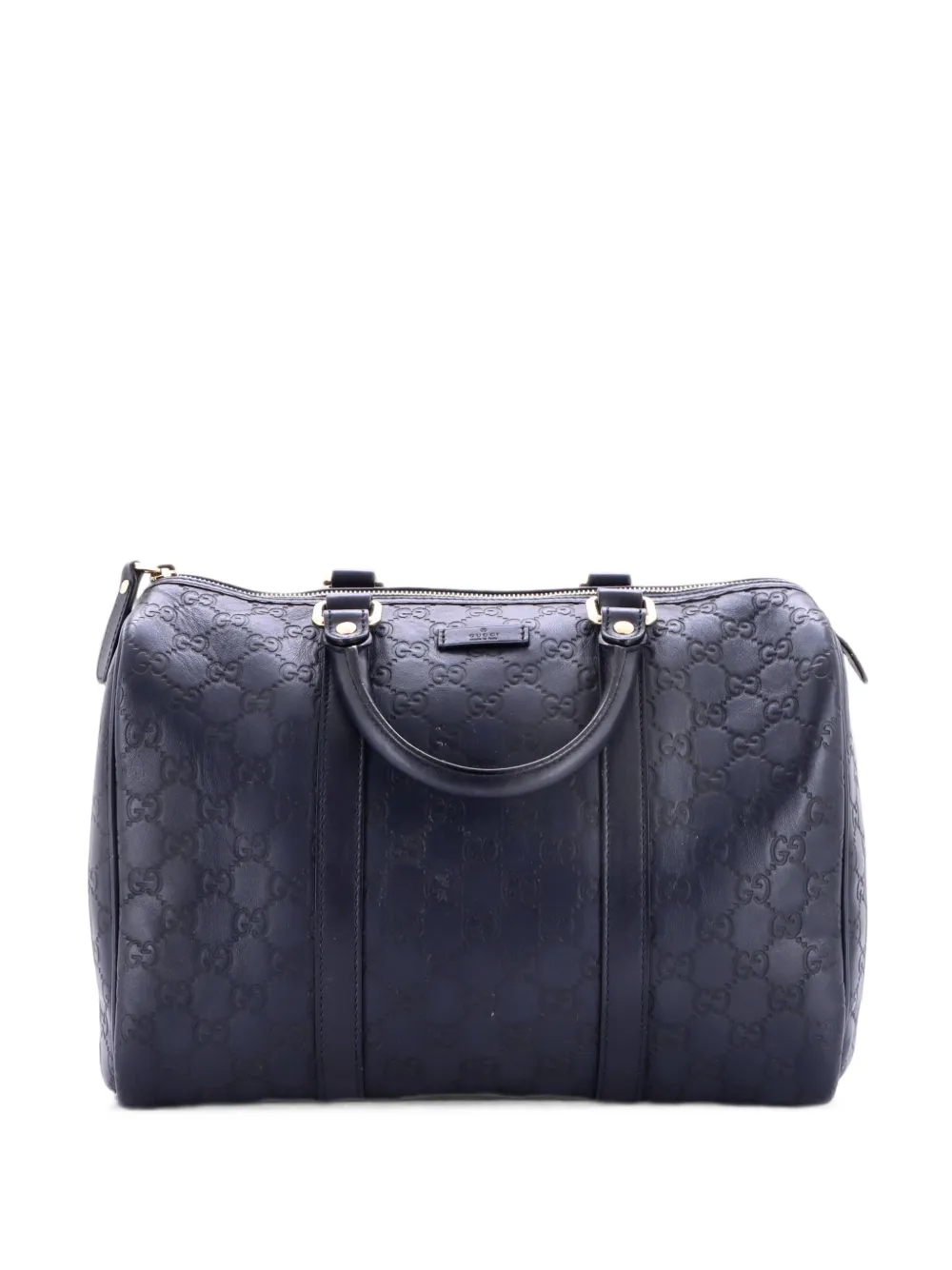 Gucci Pre-Owned Borsa a mano Joy Boston medio in pelle Guccissima - Blu