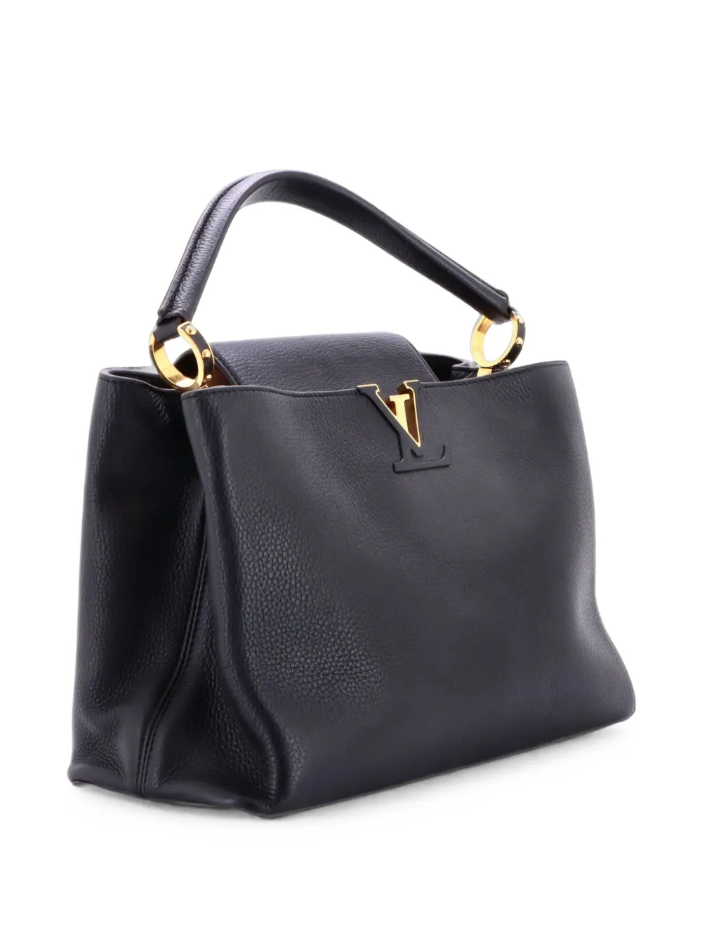 Louis Vuitton Pre-Owned Capucines Bag Leather MM satchel - Nero