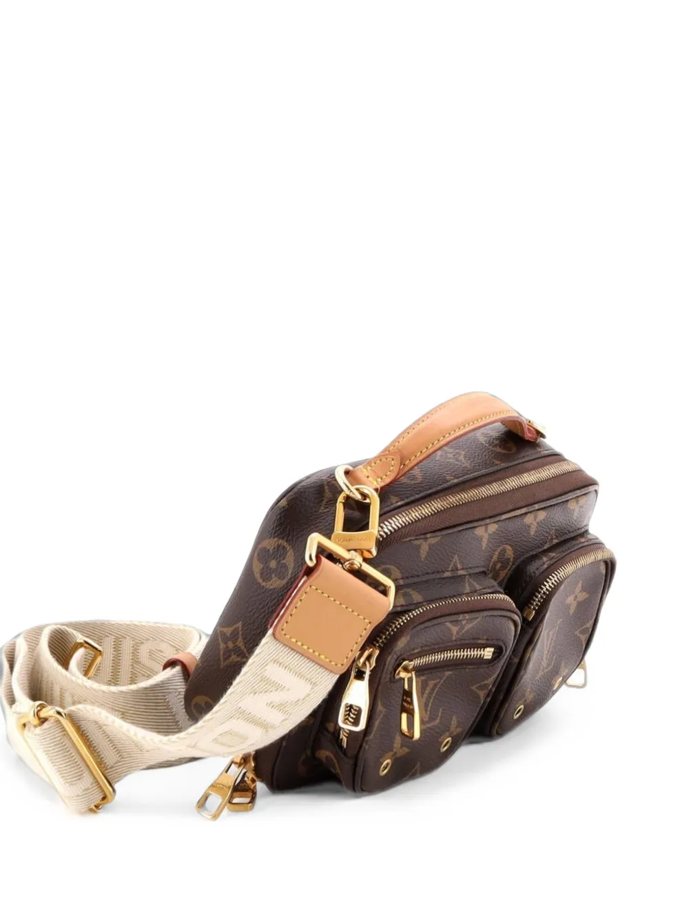 Louis Vuitton Pre-Owned Utility Monogram Canvas crossbody bag - Braun