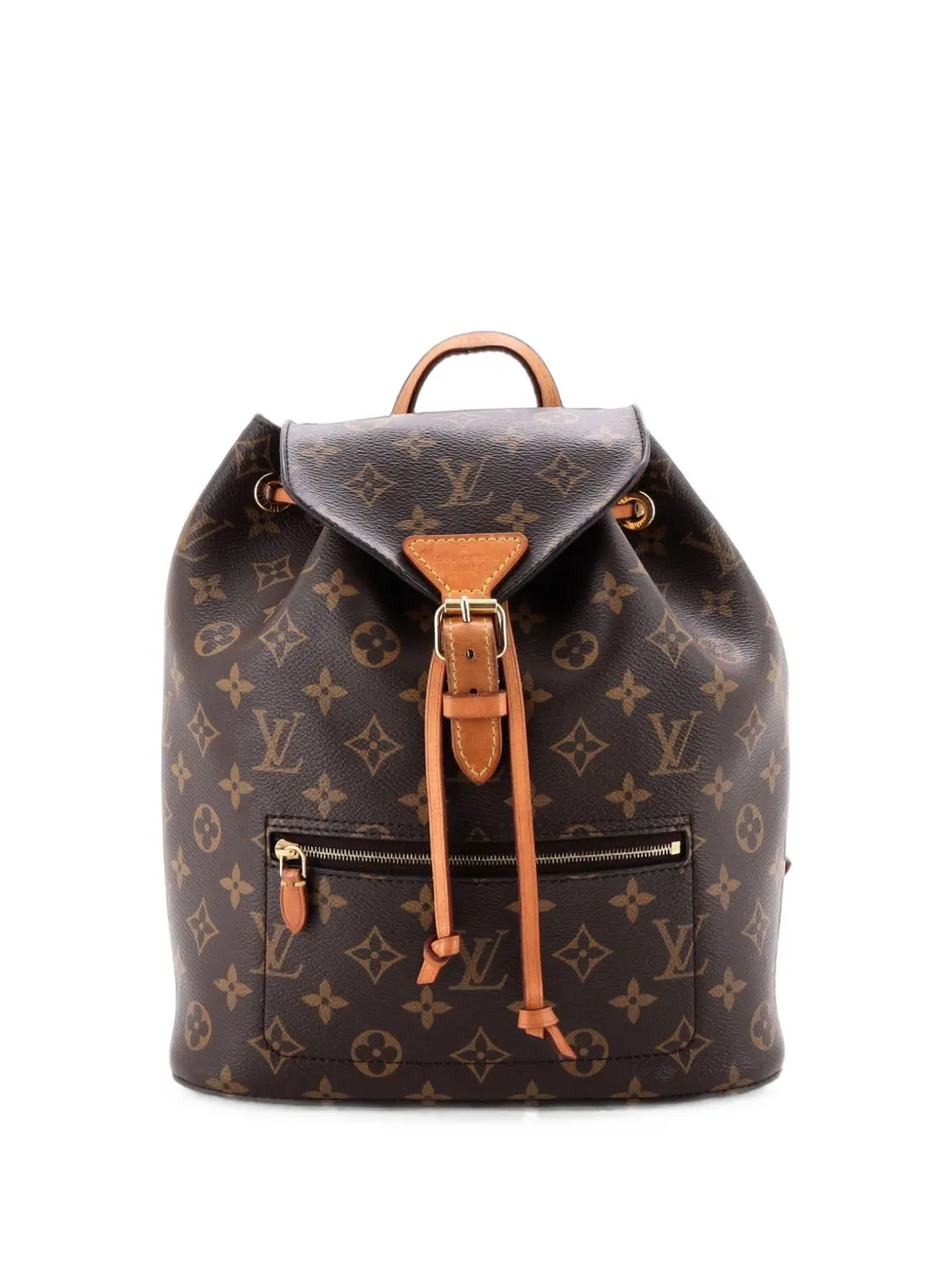 Louis Vuitton Pre-Owned Zaino Montsouris in tela con monogramma - Marrone