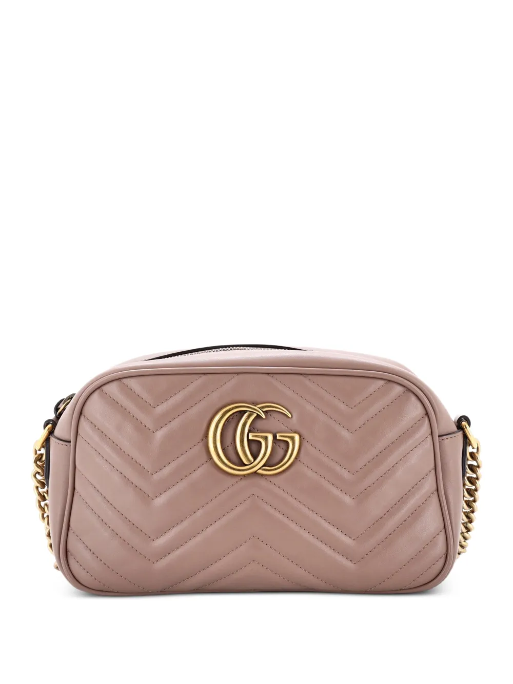 Gucci Pre-Owned GG Marmont Shoulder Bag Matelasse Leather Small crossbody bag - Toni neutri
