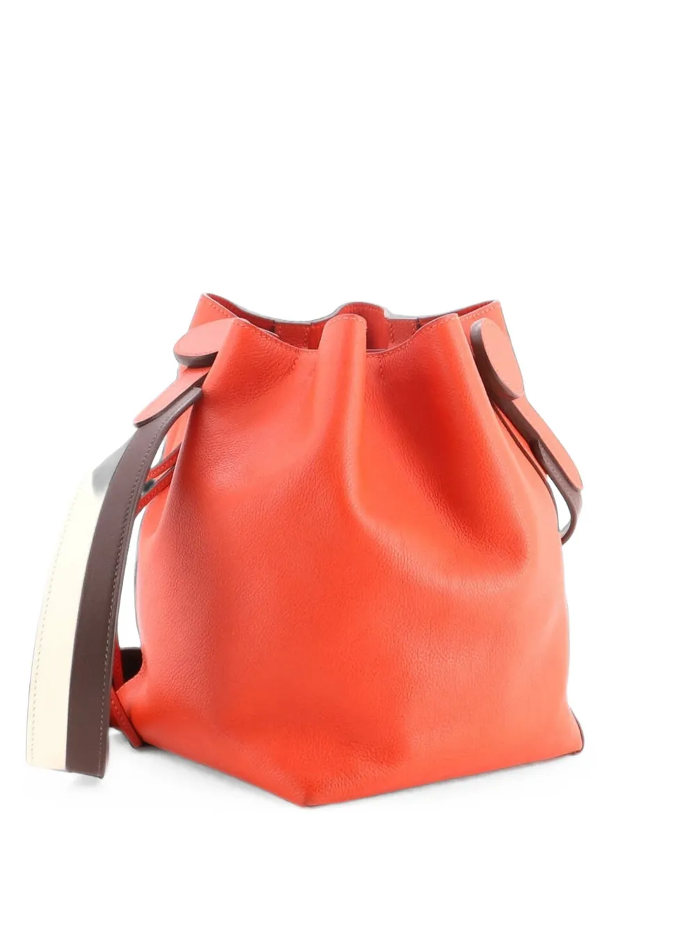 Hermès Pre-Owned Licol Bag Evercolor 17 bucket bag - Arancione