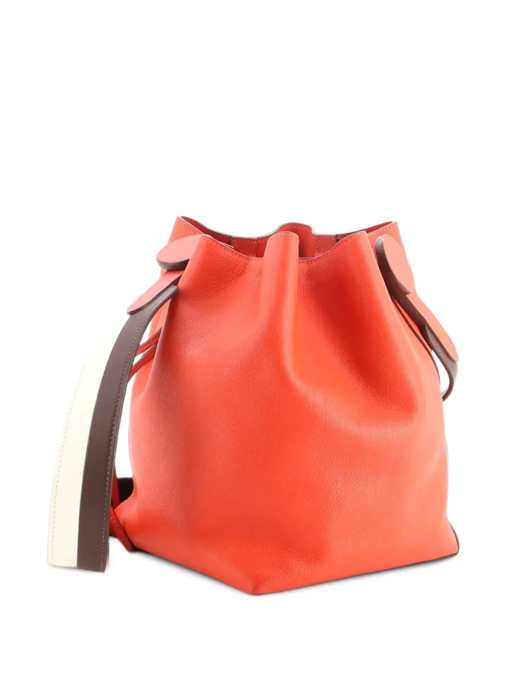 Hermès Pre-Owned Licol Bag Evercolor 17 bucket bag - Arancione