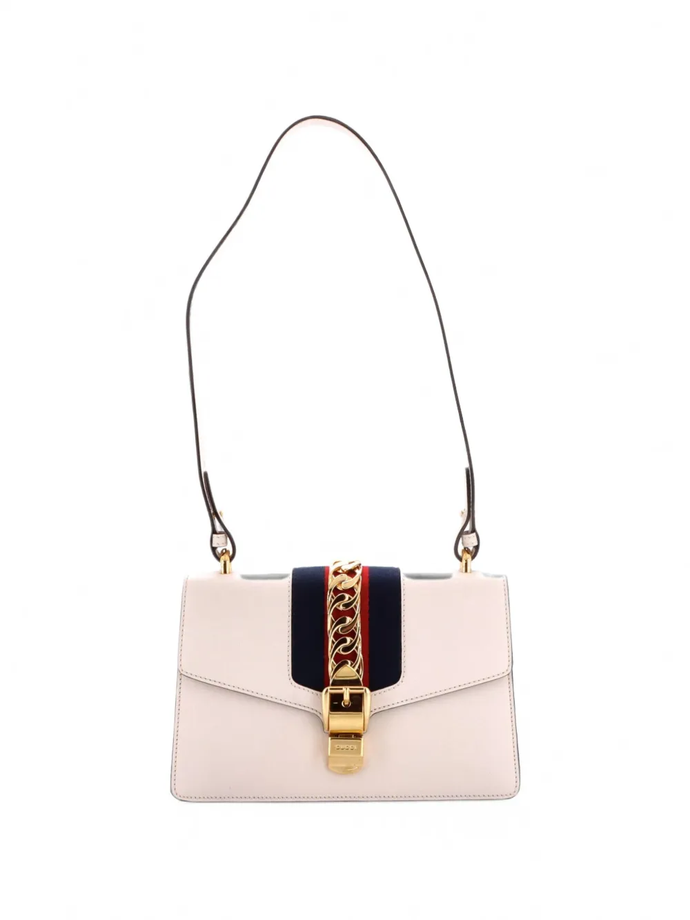 Gucci Pre-Owned Kleine Sylvie Schultertasche - Weiß