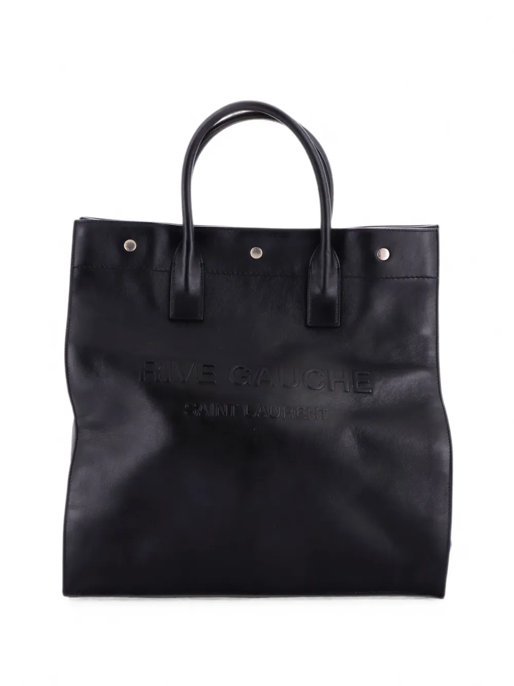 Saint Laurent Pre-Owned Kleiner Rive Gauche Shopper Tote Bag - Schwarz