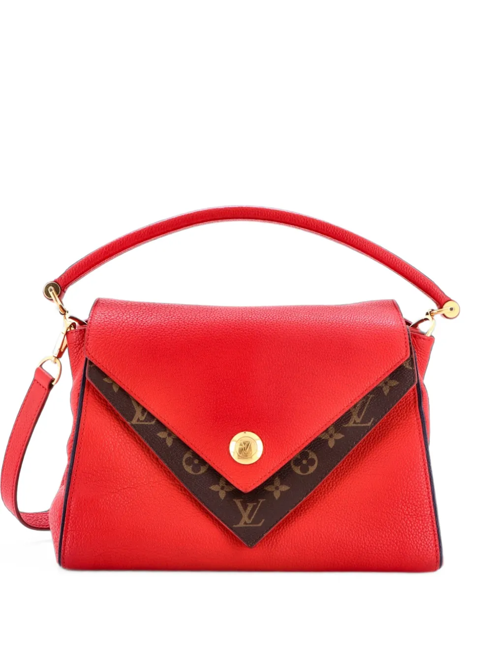Louis Vuitton Pre-Owned VV Satchel-Tasche aus Kalbsleder - Rot