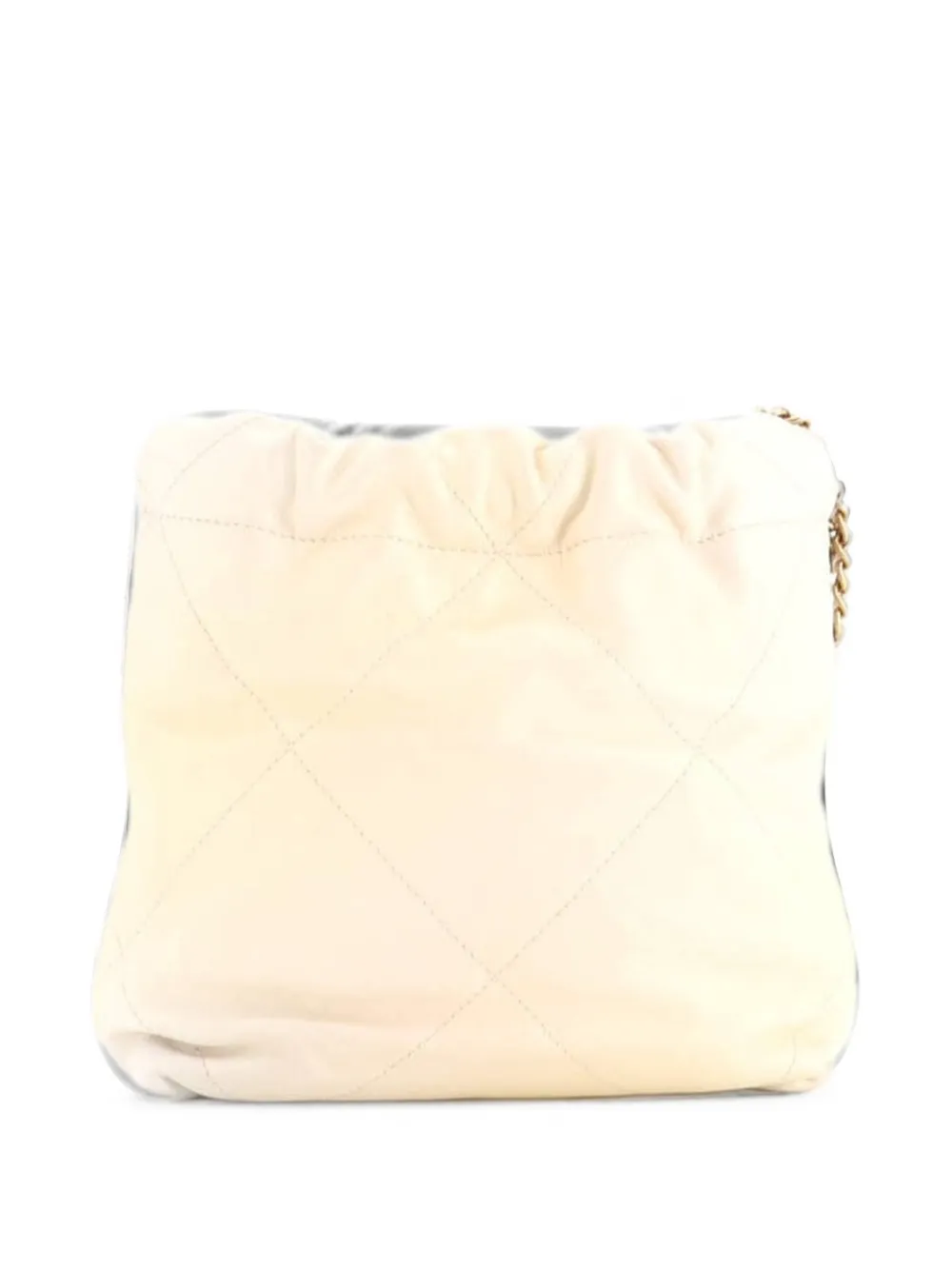 CHANEL Pre-Owned 22 Chain Hobo Quilted Shaded Calfskin Mini crossbody bag - Nude