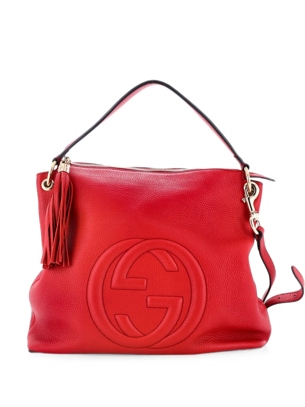 Gucci Pre-Owned Große Soho Convertible Hobo-Tasche - Rot