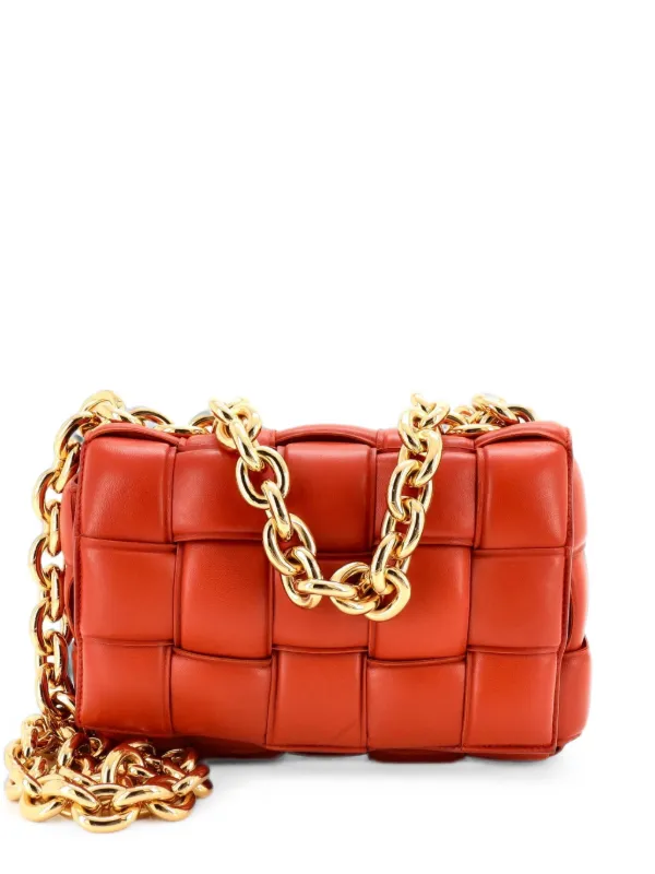 Bottega Veneta Pre-Owned Cassette Chain Padded Maxi Intrecciato