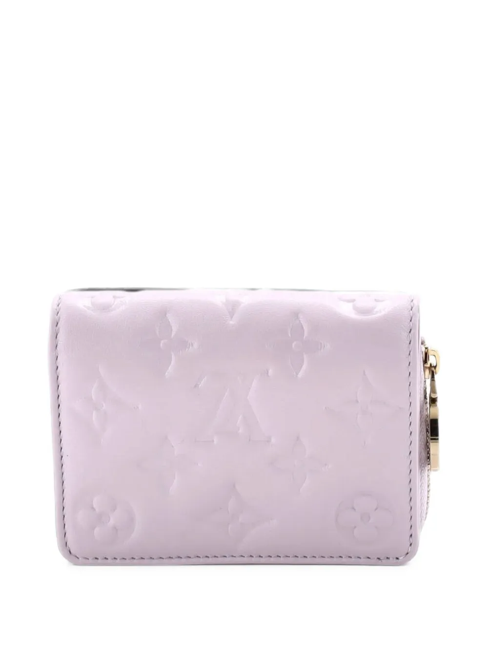 Louis Vuitton Pre-Owned Coussin Lou Wallet Monogram Embossed Lambskin small wallets - Violett