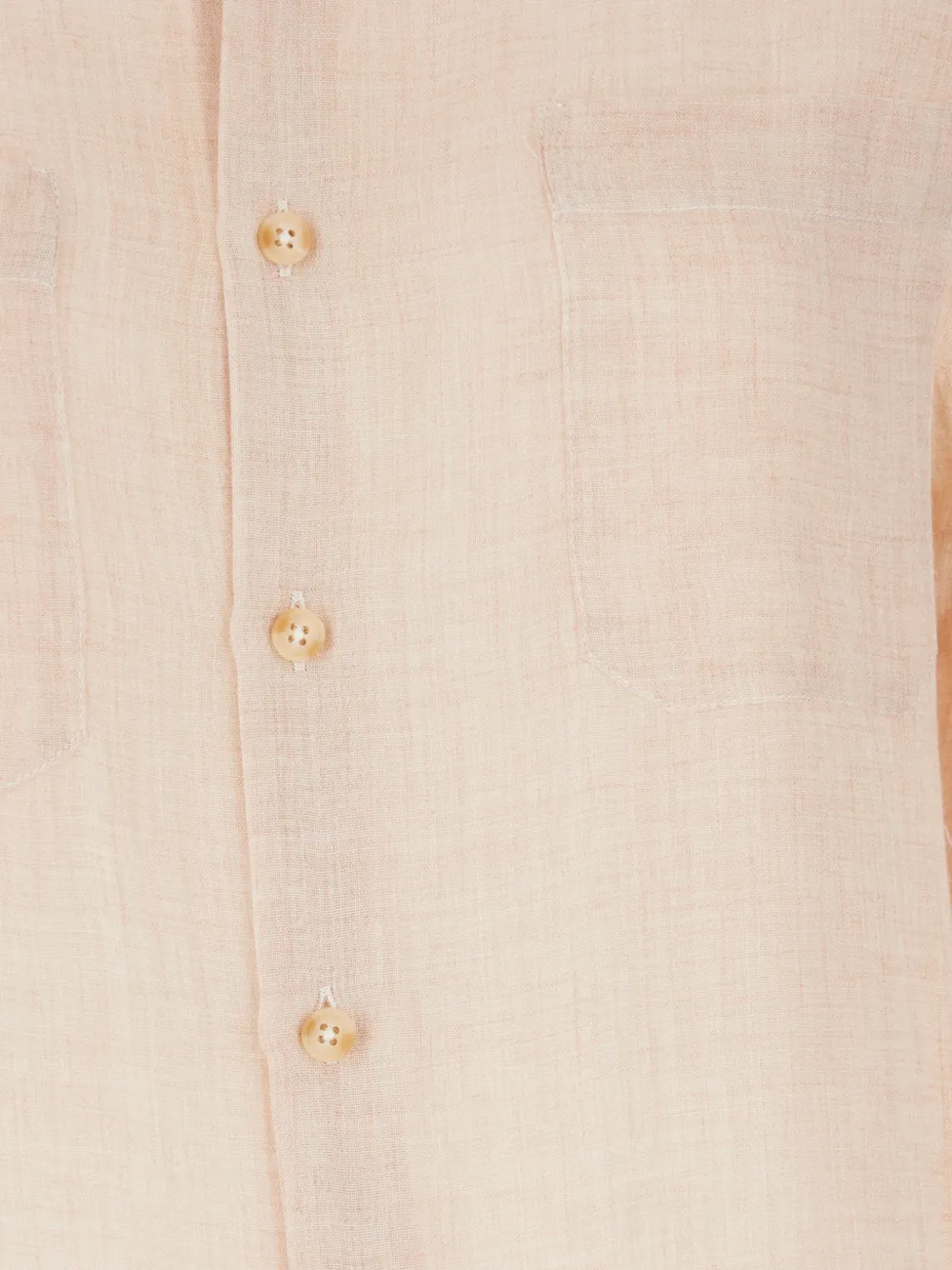LE SULLY STUDIO Blouse met opgestikte zak Beige