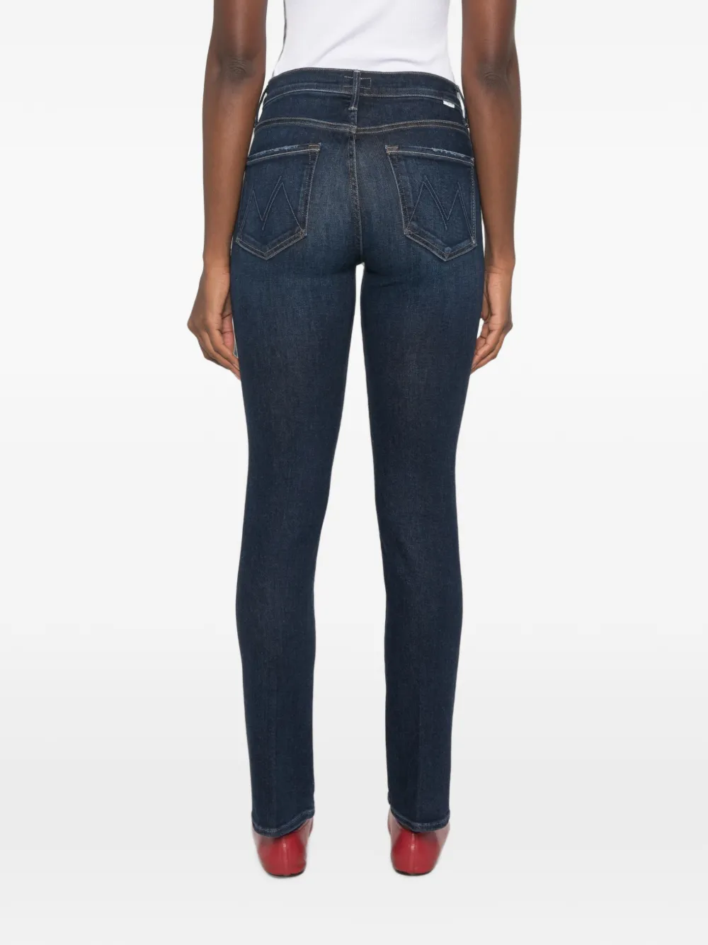 MOTHER The Rascal Skimp straight jeans Blauw