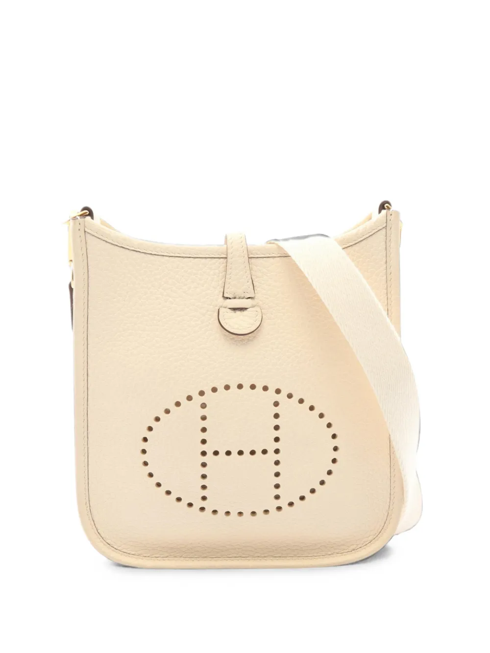 Hermès Pre-Owned 2021 Clemence Evelyne 16 Amazone crossbody bag - Nude