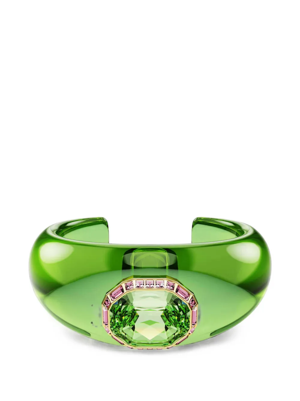 Swarovski Dulcis crystal cuff bracelet - Verde
