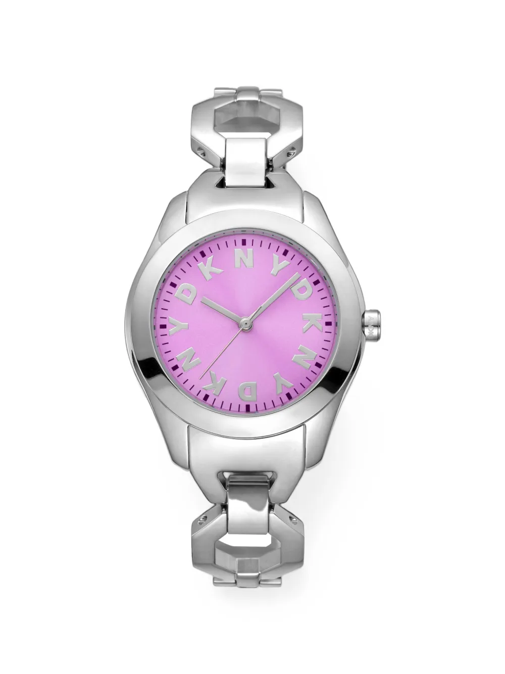 DKNY logo-letter markers 33mm watch - Viola