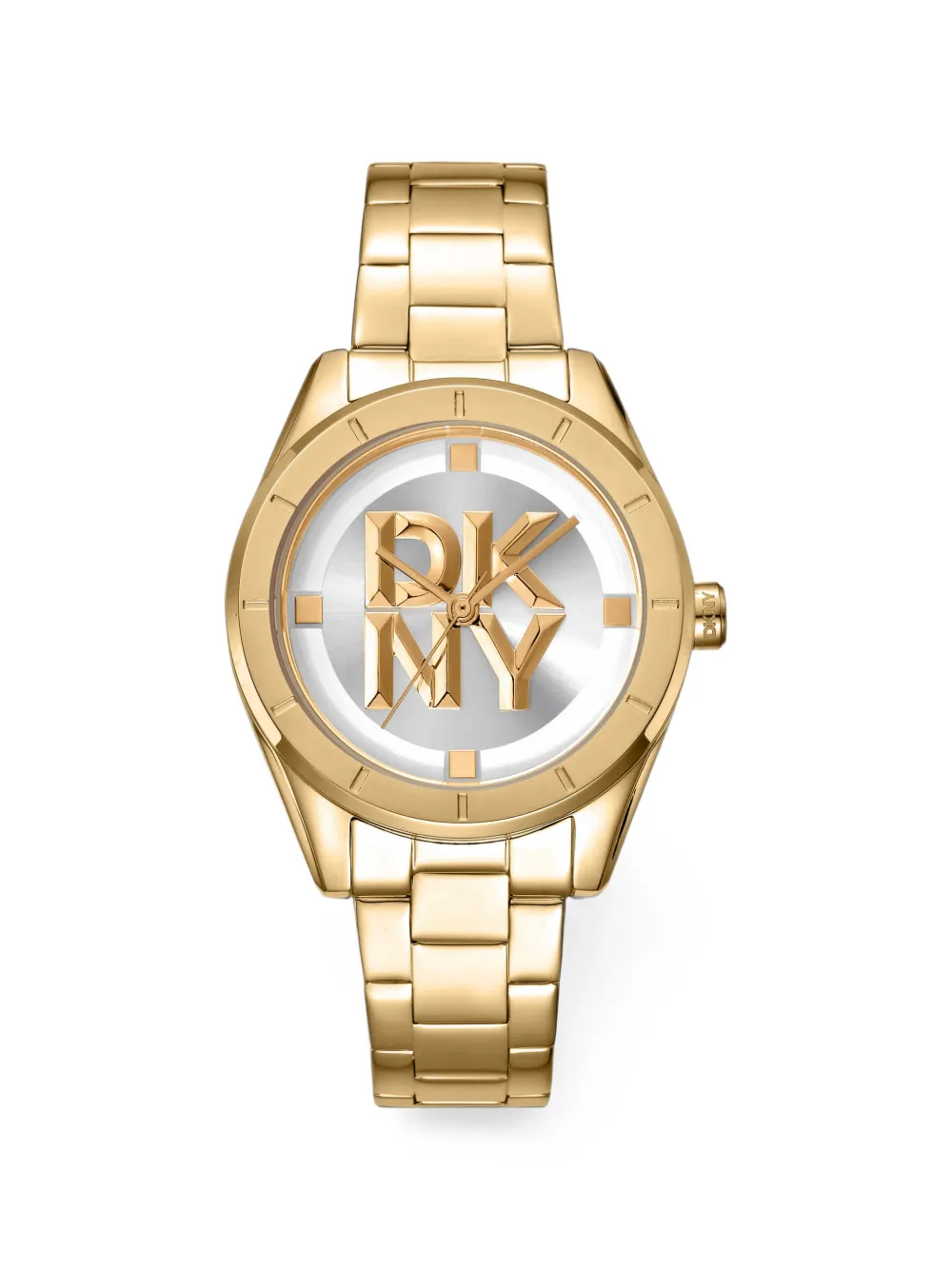 DKNY round-face 34mm watch - Argento