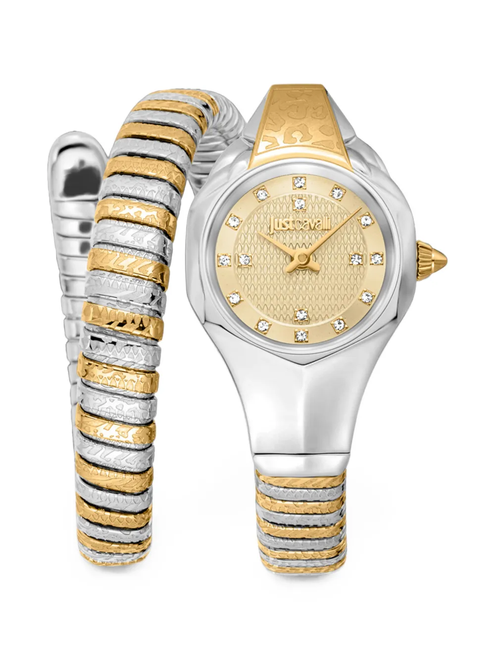 Just Cavalli Amalfi two-toned 22mm watch - Oro