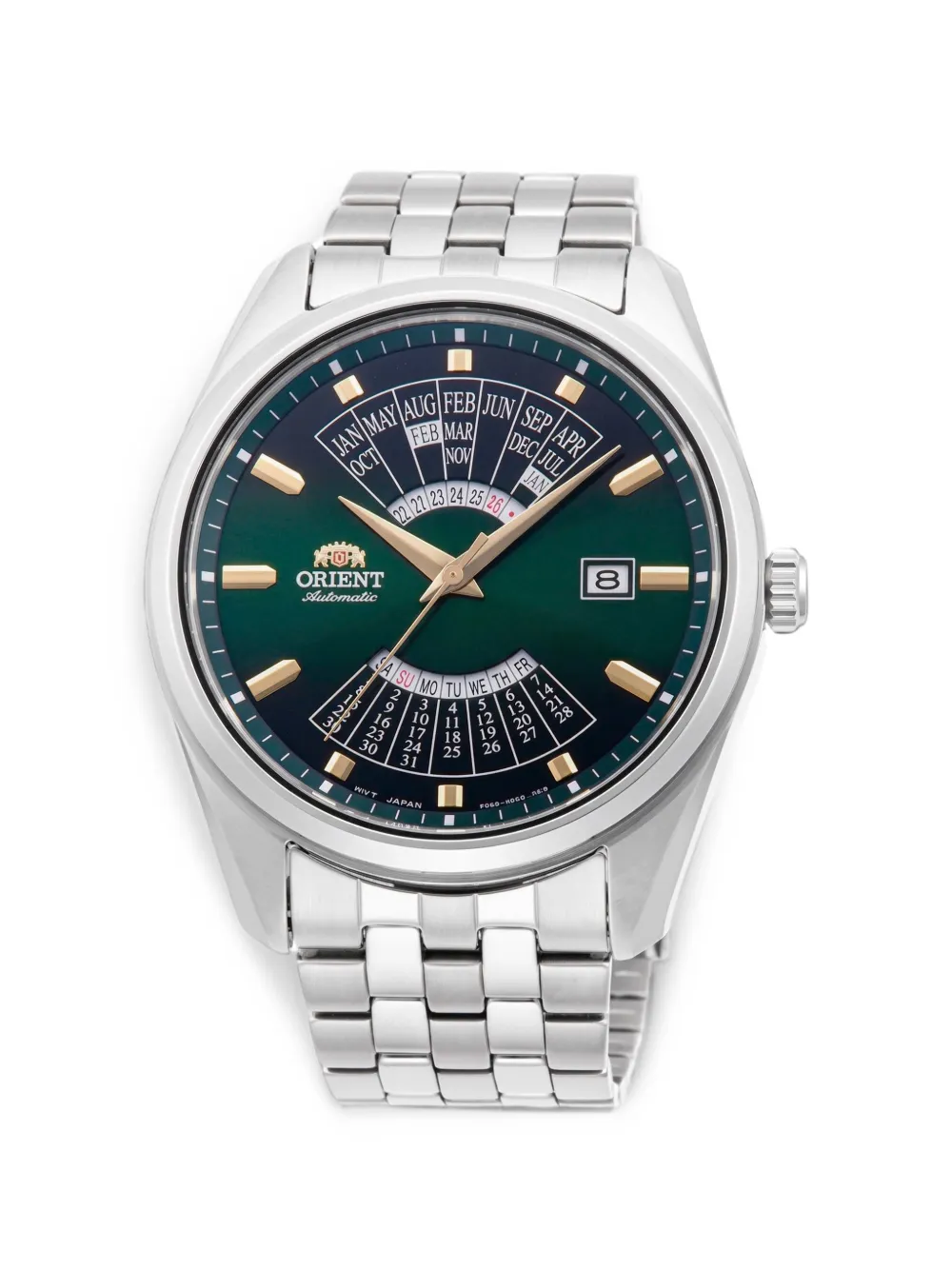 Orient calendar 43.5mm watch - Verde