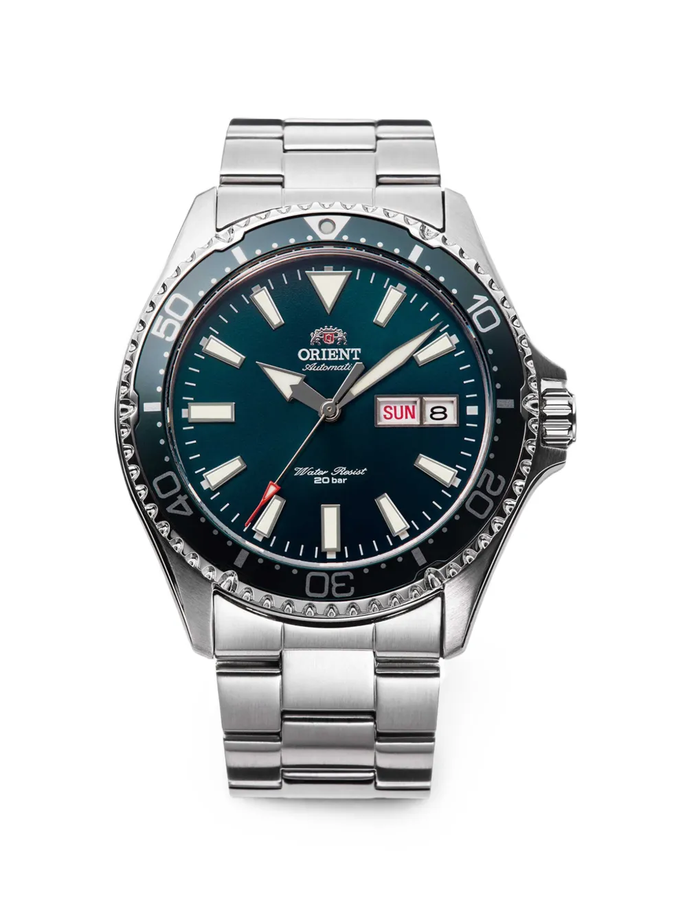 Orient Kamasu Mako III V1 41.88mm watch - Verde