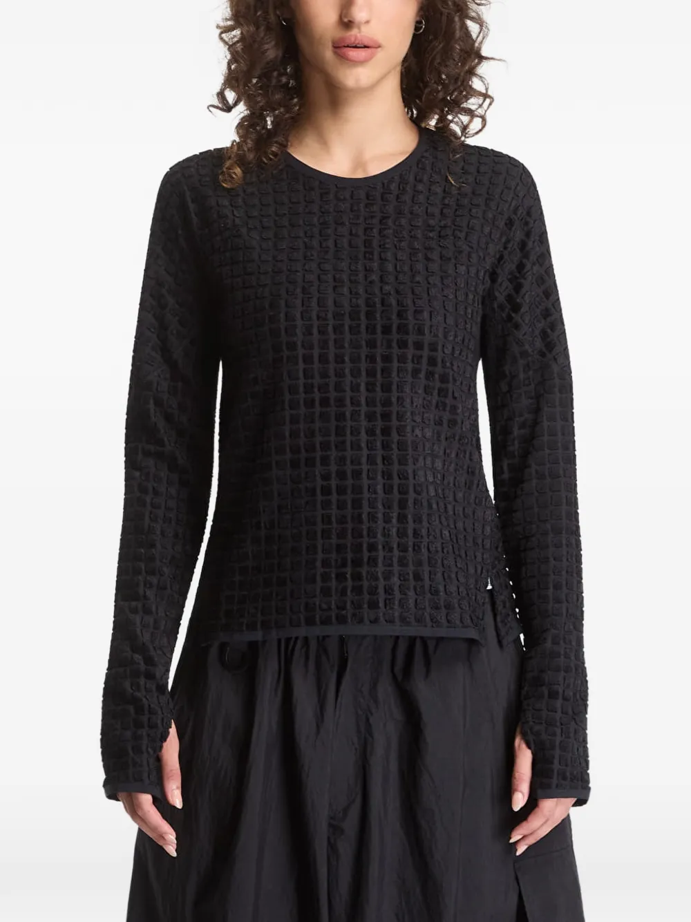 Y-3 reversible long-sleeve T-shirt - Schwarz