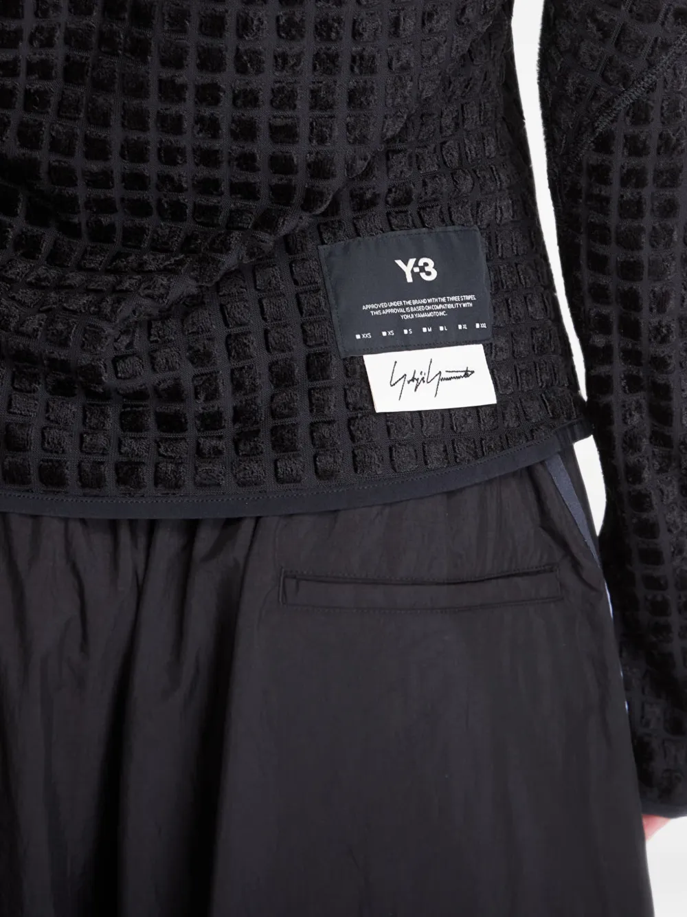 Y-3 Omkeerbaar T-shirt met lange mouwen Zwart