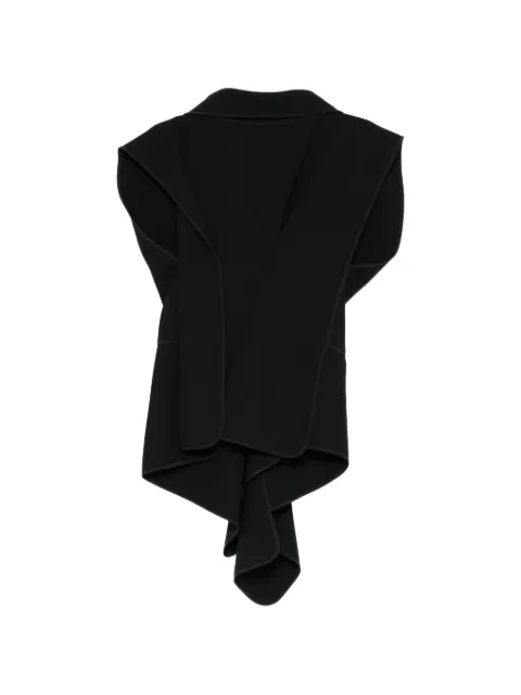 Maticevski panelled zip-up blouse