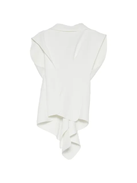 Maticevski panelled zip-up blouse
