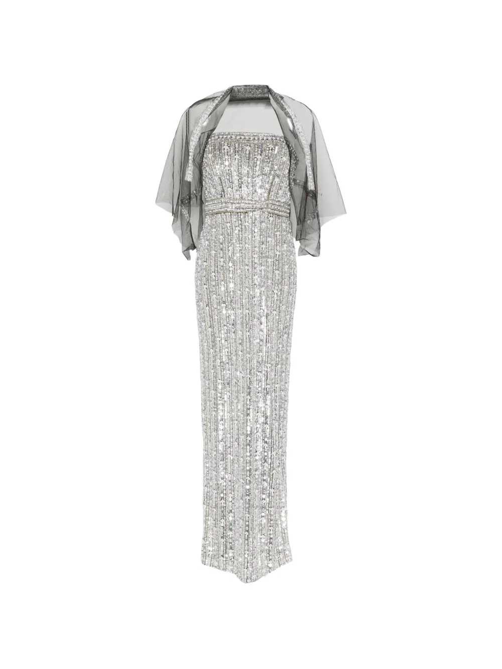 Pamella Roland crystal-embellished pearl-detail gown · 8