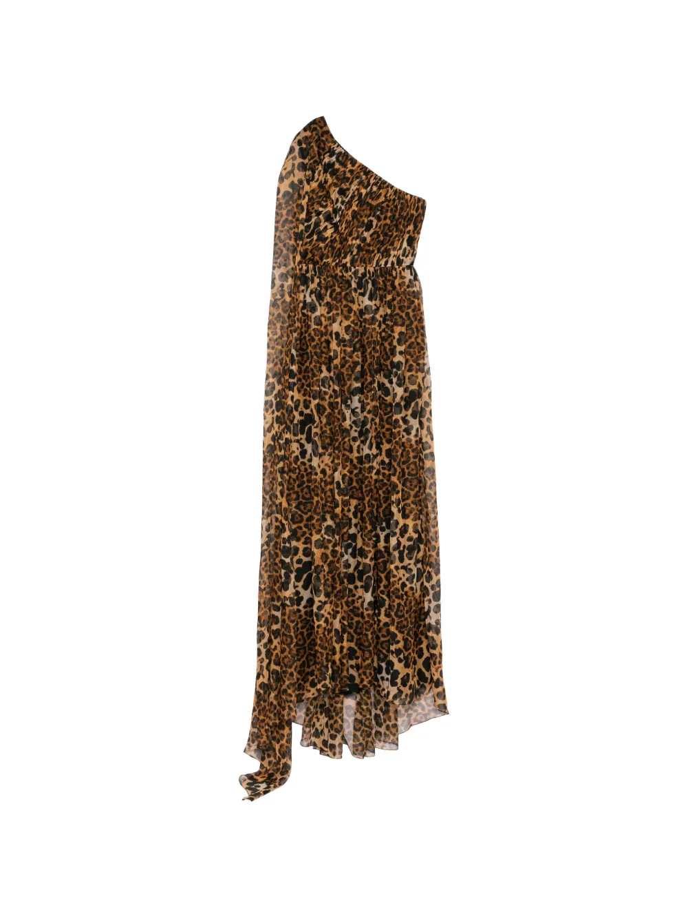 Pamella Roland Abendkleid mit Leopardenprint - Braun