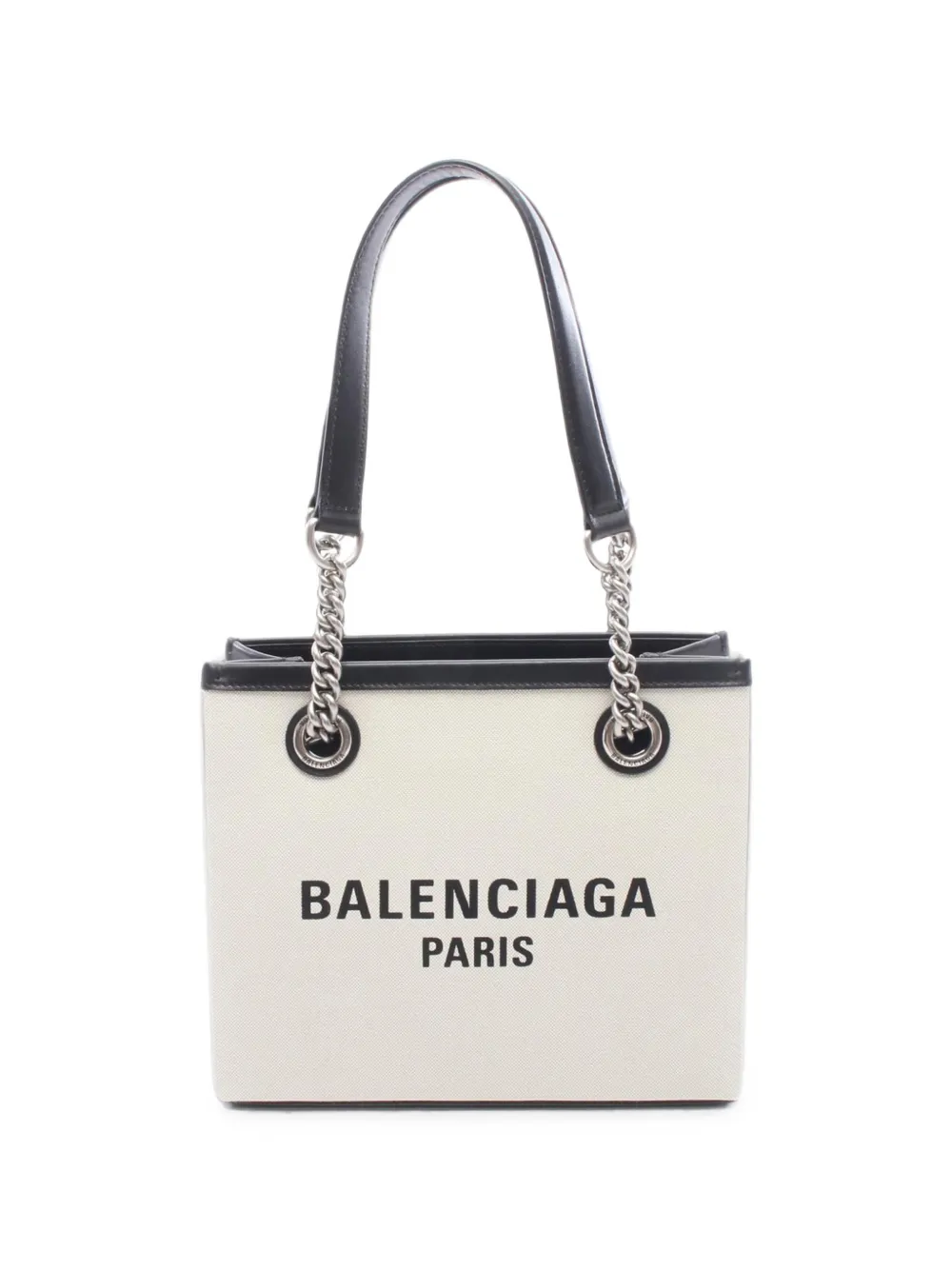 Balenciaga Pre-Owned 20th Century kleiner Duty Free Tote Bag aus Canvas - Nude
