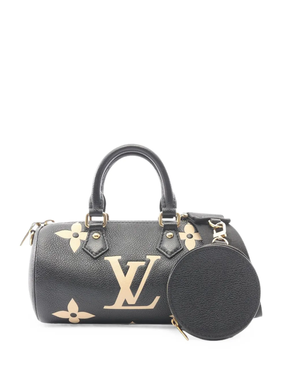 Louis Vuitton Pre-Owned 2021-2026 Bicolor Monogram Empreinte Giant Papillon BB satchel - Nero