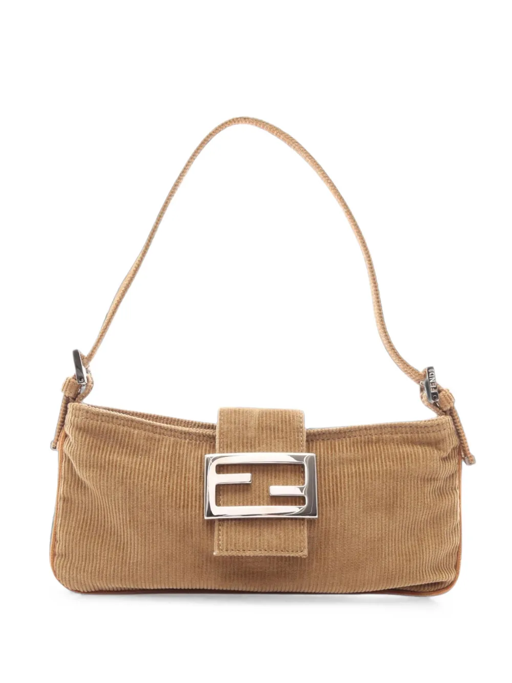 Fendi Pre-Owned 2000-2010 Corduroy shoulder bag - Marrone