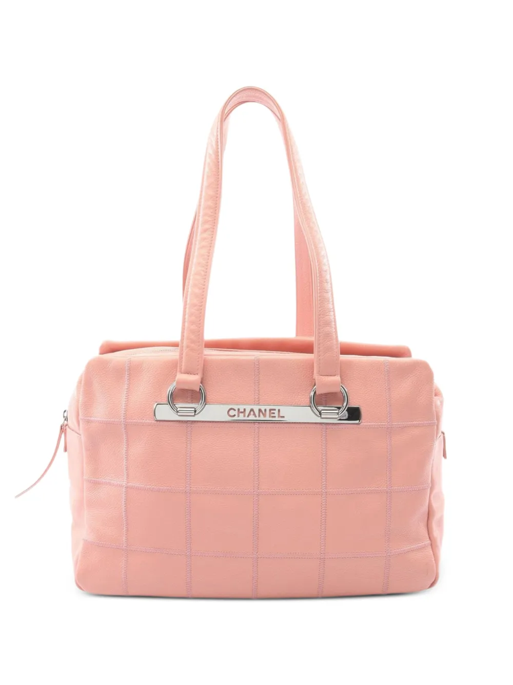 CHANEL Pre-Owned Borsa tote Choco Bar in pelle Caviar 2004-2005 - Rosa