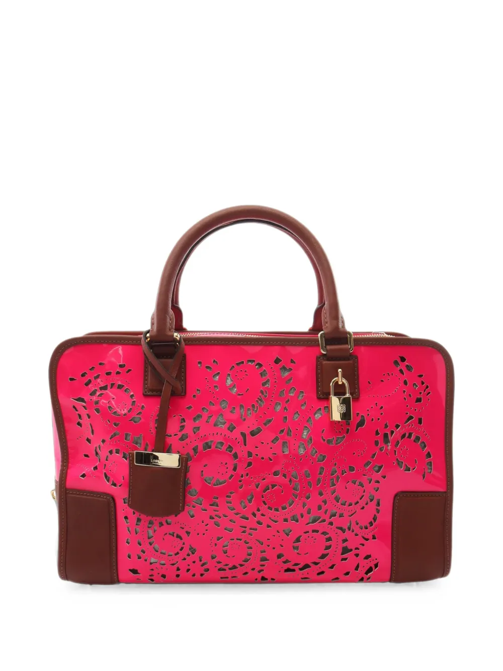 Loewe Pre-Owned 2010-2026 Patent Amazona 36 handbag - Rosa