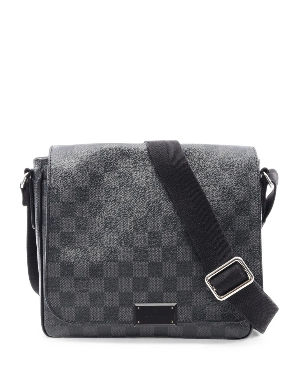 Louis Vuitton Pre-Owned 2014 Damier Graphite District PM Umhängetasche - Schwarz
