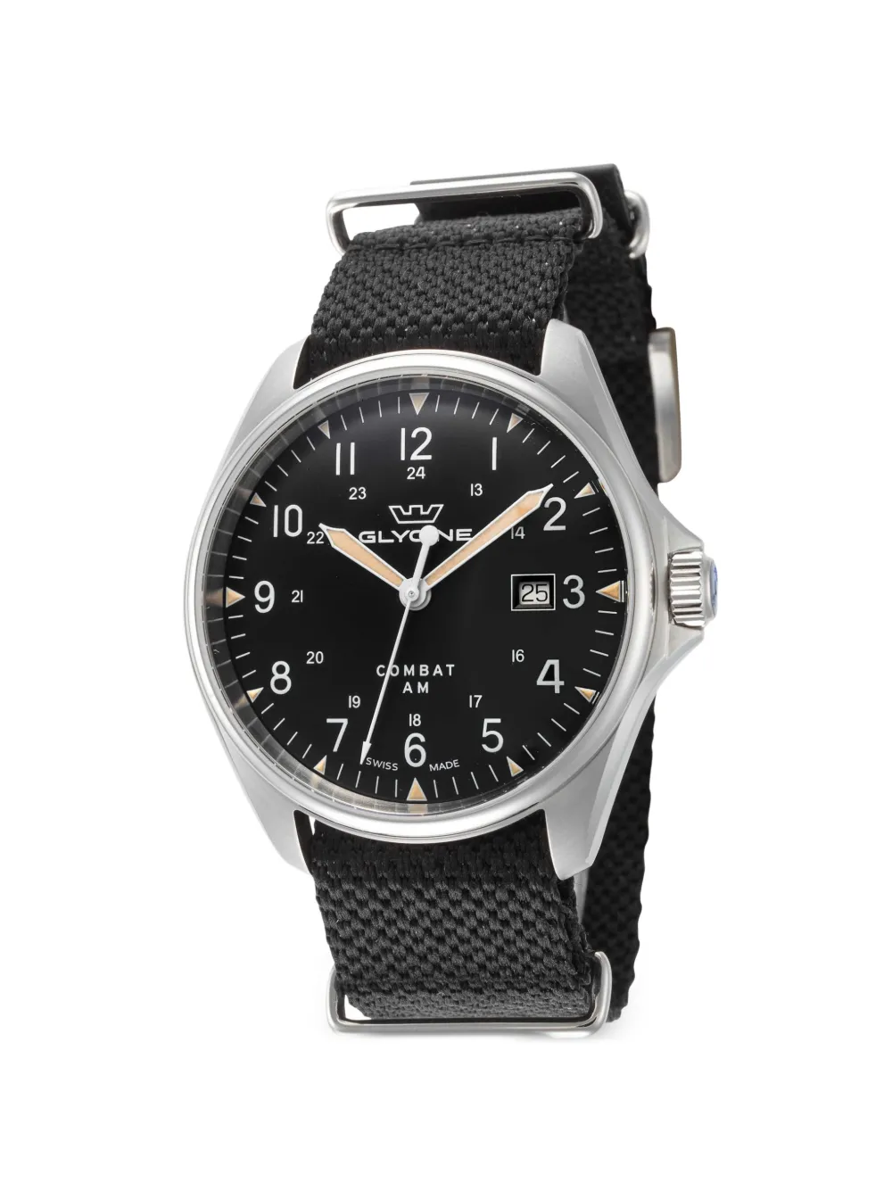 Glycine Combat 6 Vintage 43mm watch - Nero