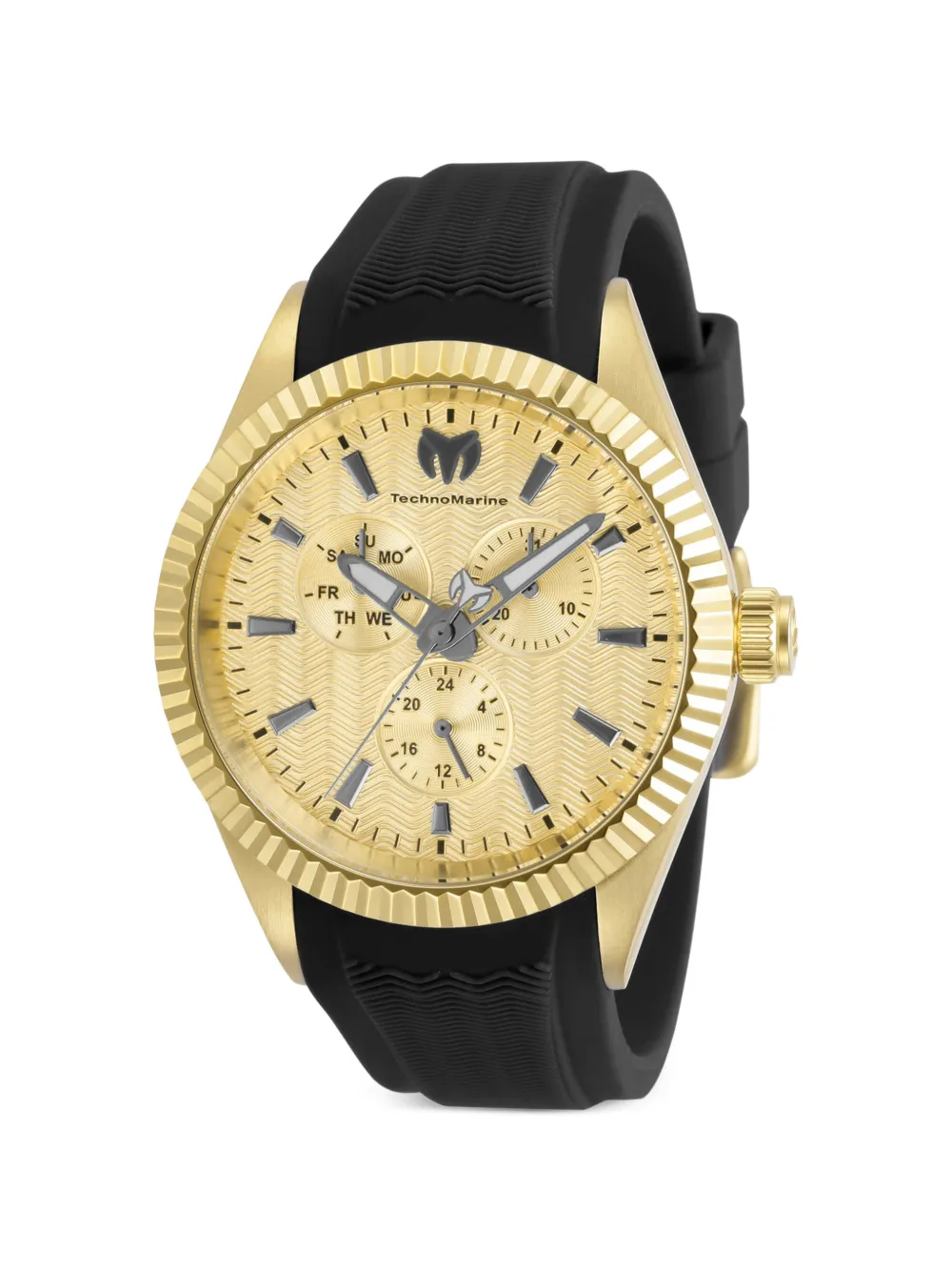 TechnoMarine Sea Dream fluted bezel 42mm watch - Oro