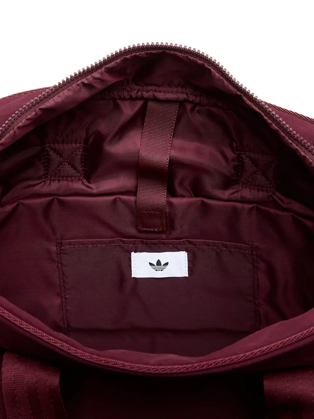 adidas embossed-logo bowling bag Rood