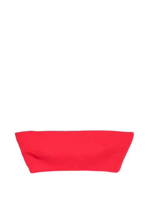 Maticevski bonded bandeau blouse