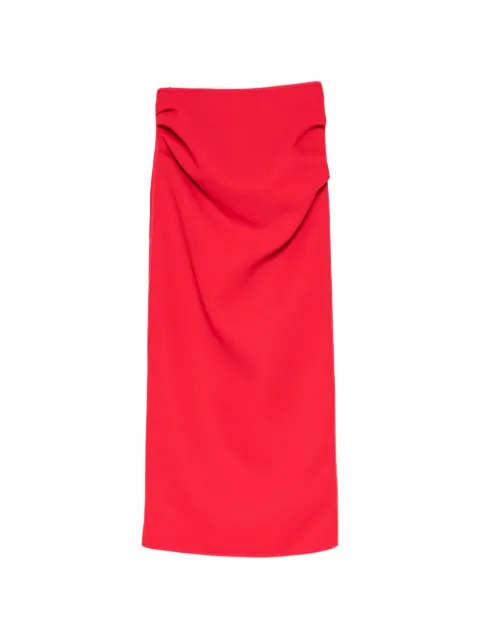 Maticevski draped midi pencil skirt