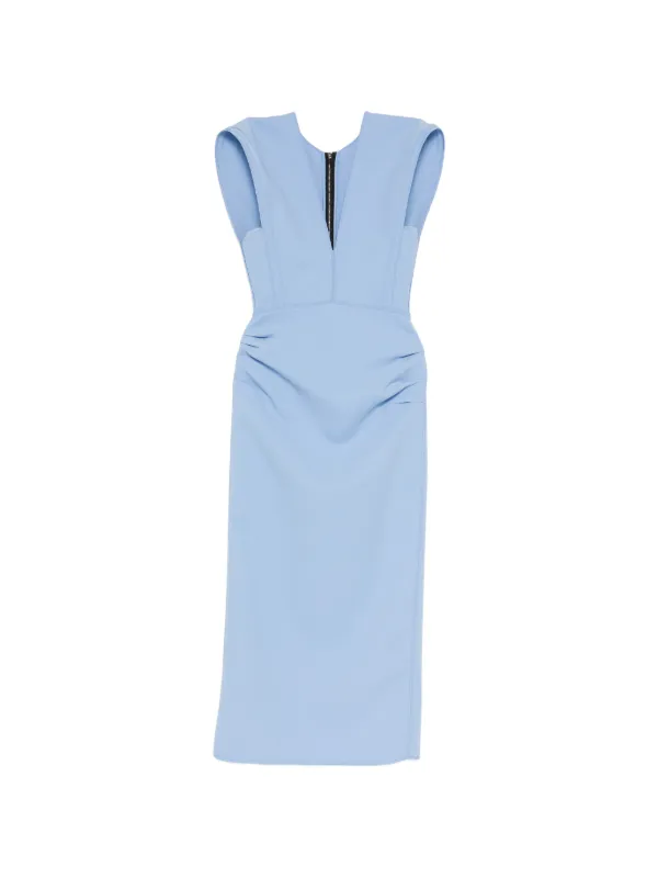 Maticevski Wingtip Dress in Blue