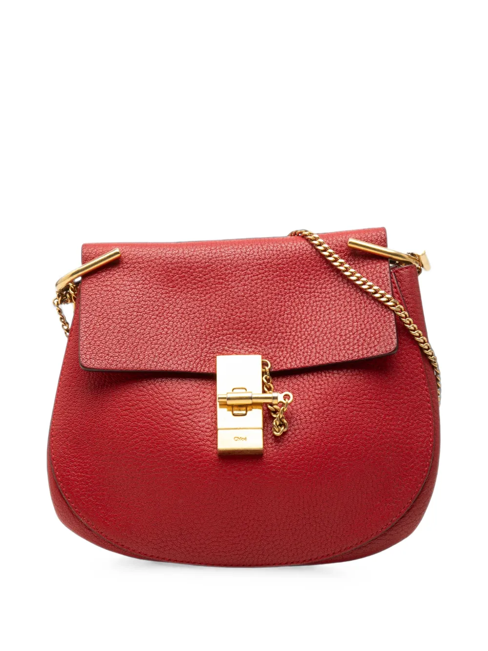Chloé Pre-Owned 2016 Small Leather Drew crossbody bag - Rot